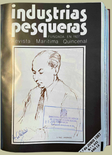 Portada da revista Industrias Pesqueiras